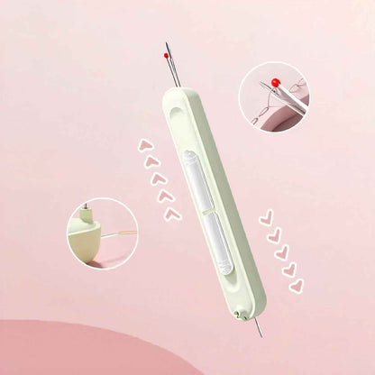 2-in-1 Seam Ripper & Needle Threader Tool – Dual-Ended Sewing Tool for Quick Stitch Repair & Easy Threading