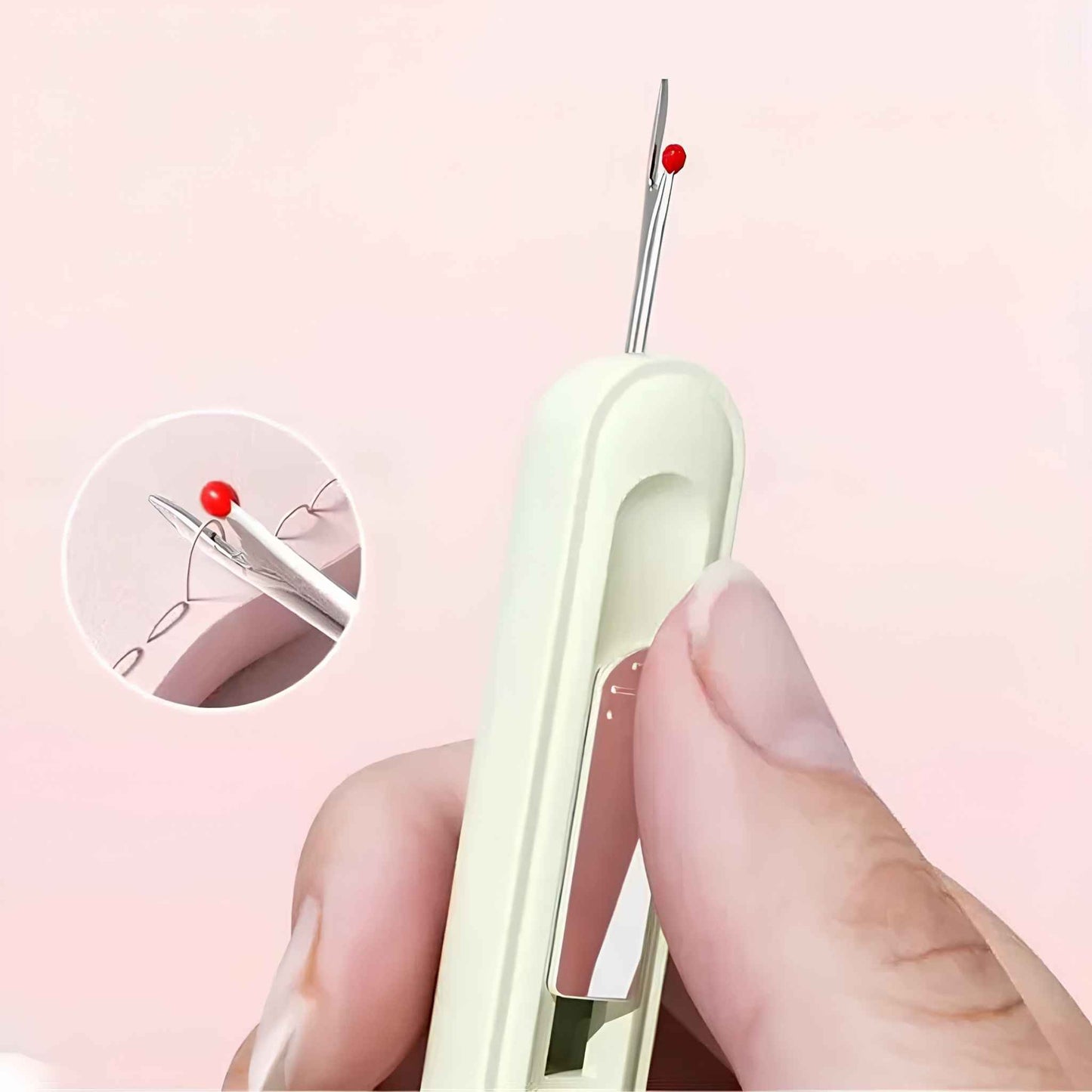 2-in-1 Seam Ripper & Needle Threader Tool – Dual-Ended Sewing Tool for Quick Stitch Repair & Easy Threading