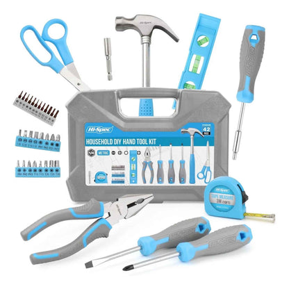 42-Piece Household Tool Kit – Compact DIY Home Repair Set with Storage Case for Home, Office & Dorm
