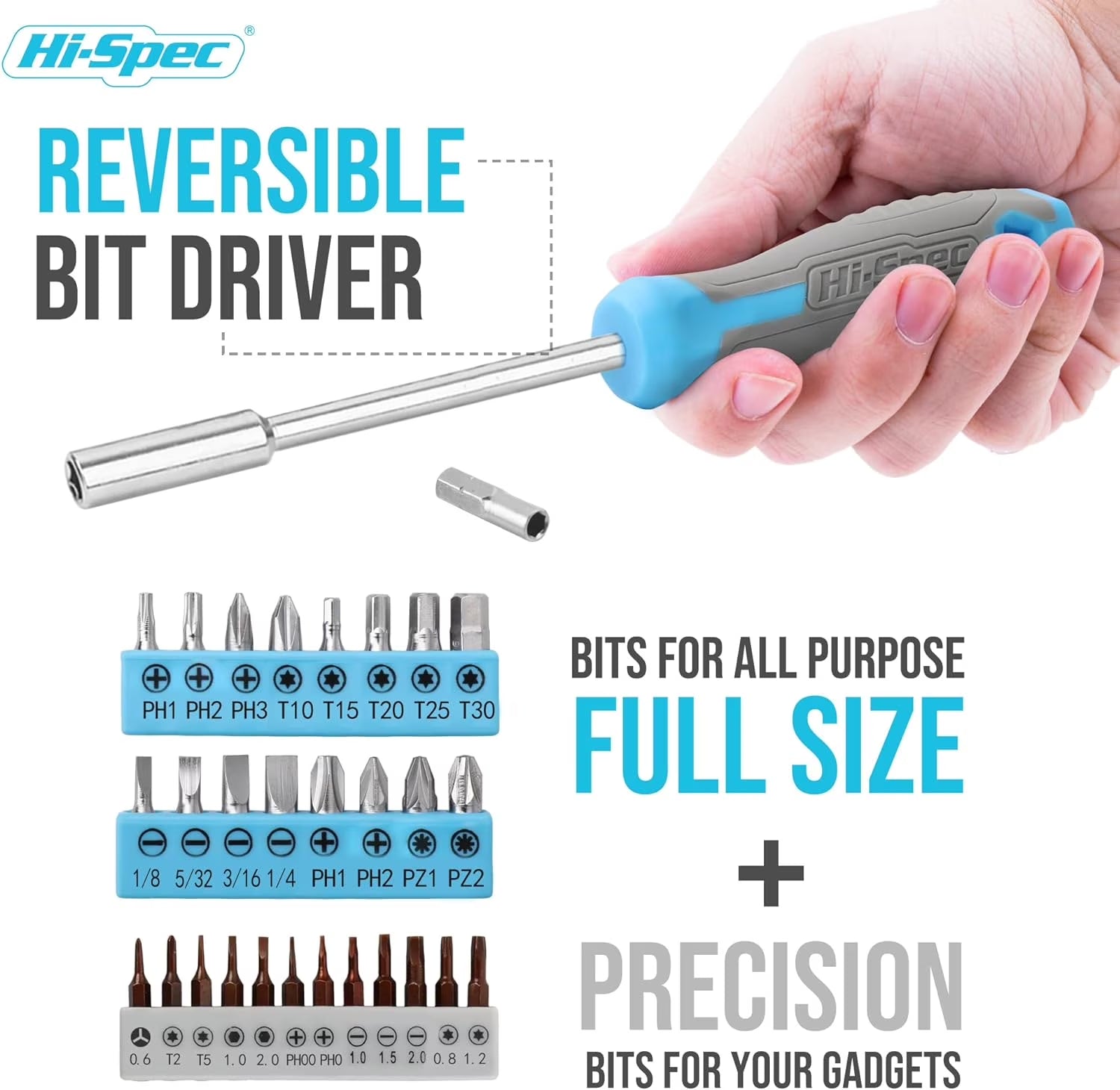 42Pcs Blue Small Basic Tool Kit for Household – Compact DIY Set for Home, Office & Dorm Repairs
