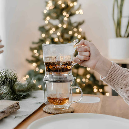 Aberdeen Tea Infuser Teapot 525ml (17.7oz) – BPA-Free Smart Tea Maker with Drip-Free Design & Built-In Infuser – Easy Brew & Clean Loose Leaf Tea Steeper