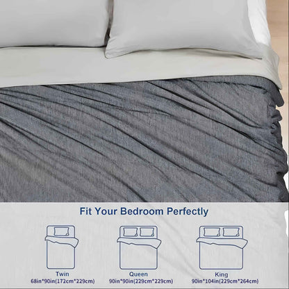All Season Lightweight Calming Blanket – Soft Breathable Comfort Blanket for Relaxation, Sleep & Stress Relief