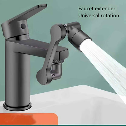 AquaTwist™ 1080° Rotating Faucet Sprayer – Universal Metal Tap Extender with Dual Mode Aerator – 22/24mm Kitchen Sink Adapter