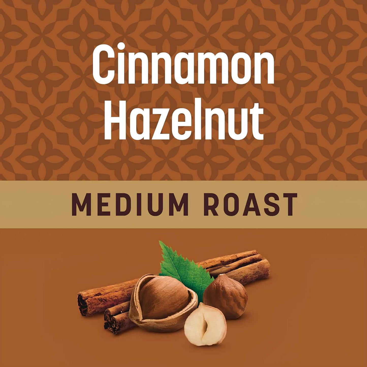 Cinnamon Hazelnut Coffee Pods – Medium Roast 100% Arabica Single-Serve K-Cups (55 Count, Recyclable)