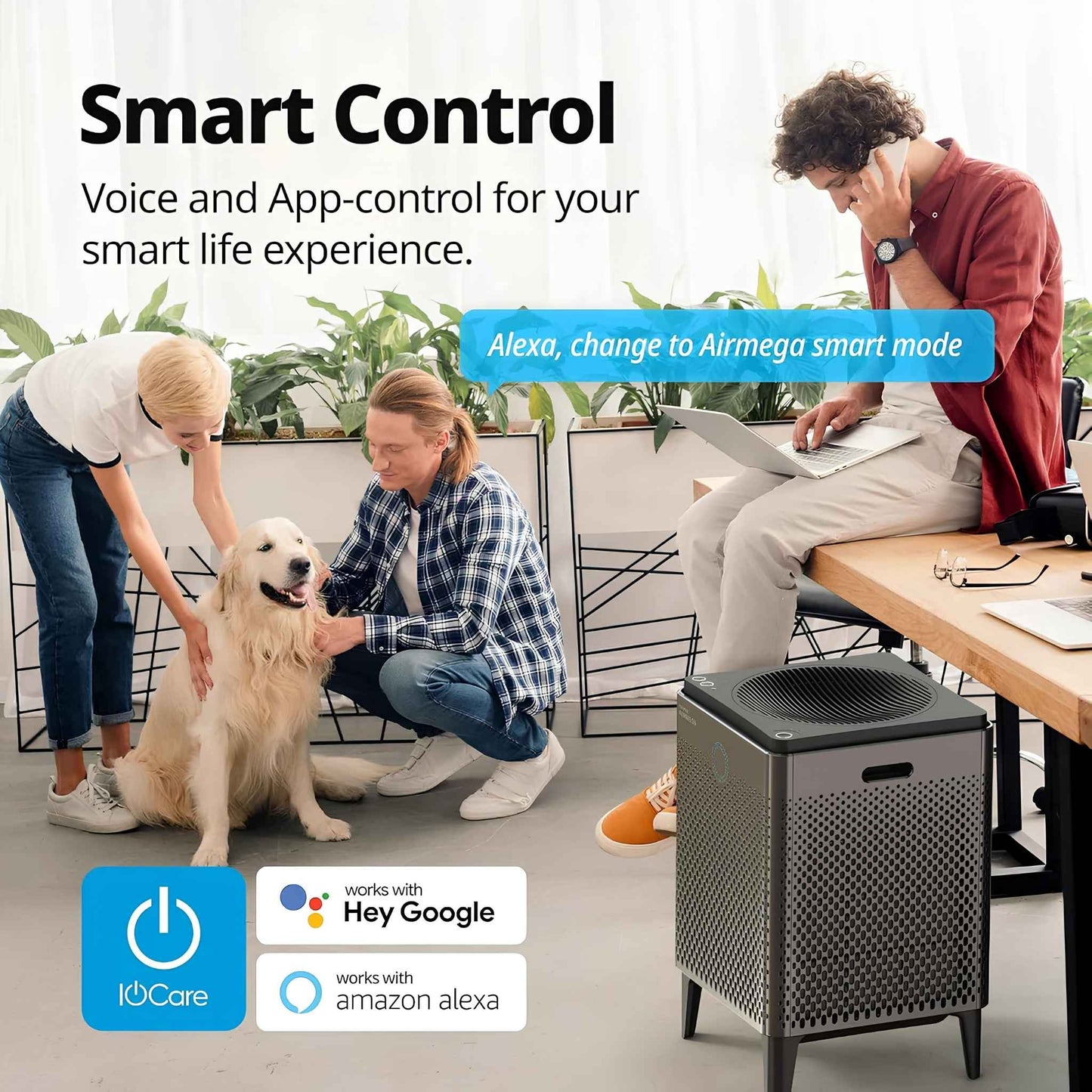 Coway Airmega 400S Air Purifier for Large Rooms up to 3,120 sq. ft. | HEPA Smart Air Cleaner