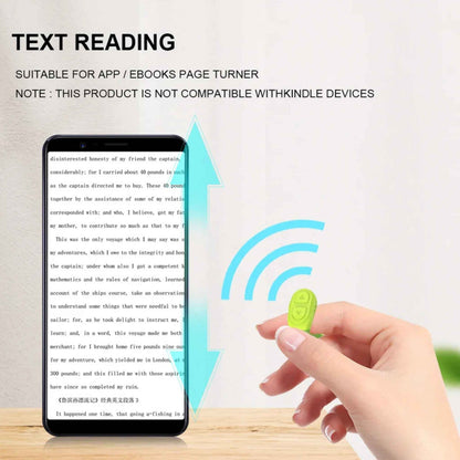 TikTok Scrolling Ring Bluetooth Remote – Camera Shutter & Page Turner for iPhone & Android