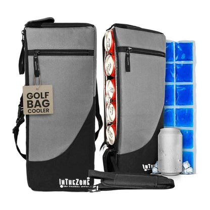 Frostbox Golf Bag Cooler with Ice Pack – Insulated 6-Can Beer Sleeve for Golf Bags, Hidden Portable Drink Cooler