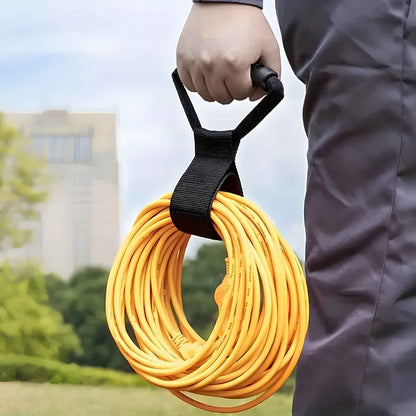 Heavy Duty Extension Cord Strap Holder – Tangle-Free Cable & Extension Cord Organizer for Garage, Workshop & Home Storage