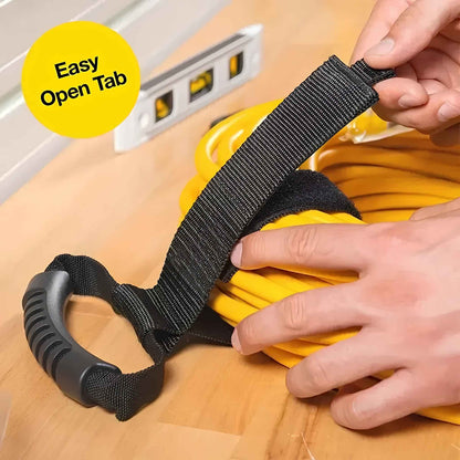 Heavy Duty Extension Cord Strap Holder – Tangle-Free Cable & Extension Cord Organizer for Garage, Workshop & Home Storage