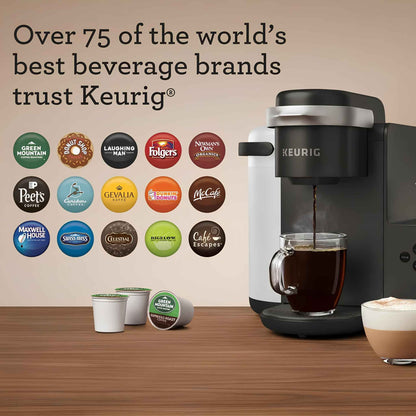 Keurig K-Cafe Single Serve Coffee Maker for K-Cup Pods | Latte & Cappuccino Machine – Dark Charcoal