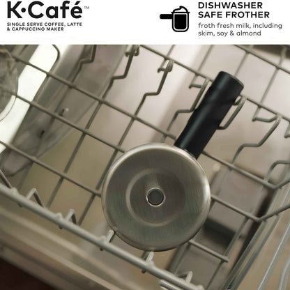 Keurig K-Cafe Single Serve Coffee Maker for K-Cup Pods | Latte & Cappuccino Machine – Dark Charcoal