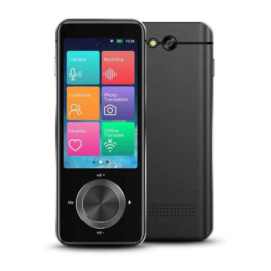 AI Language Translator Device – 107 Languages Voice & Photo Translator with Offline Translation, WiFi, 3" Touchscreen
