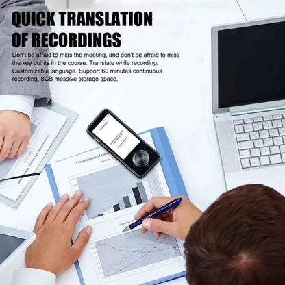 AI Language Translator Device – 107 Languages Voice & Photo Translator with Offline Translation, WiFi, 3" Touchscreen