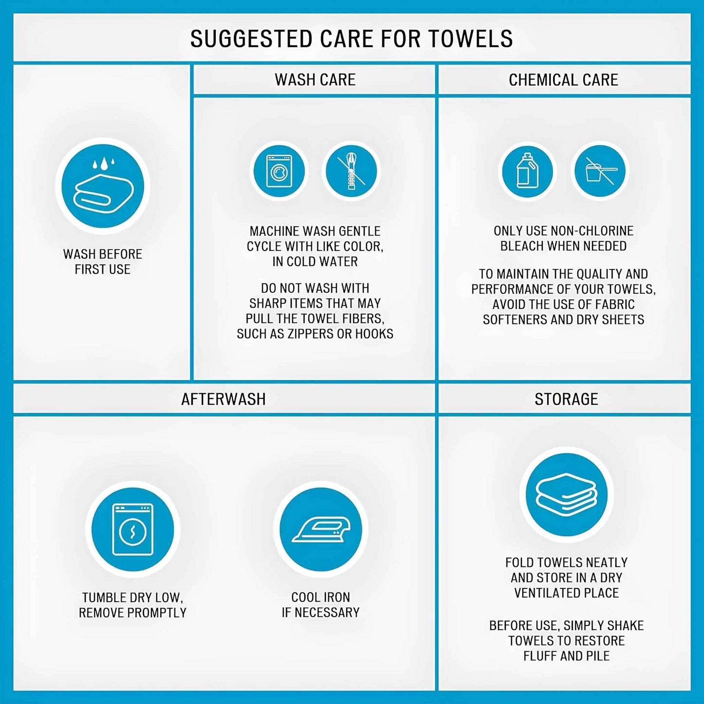 Madison Park Serene Floral Embroidered 100% Cotton Jacquard 6-Piece Bathroom Towel Set – Blue