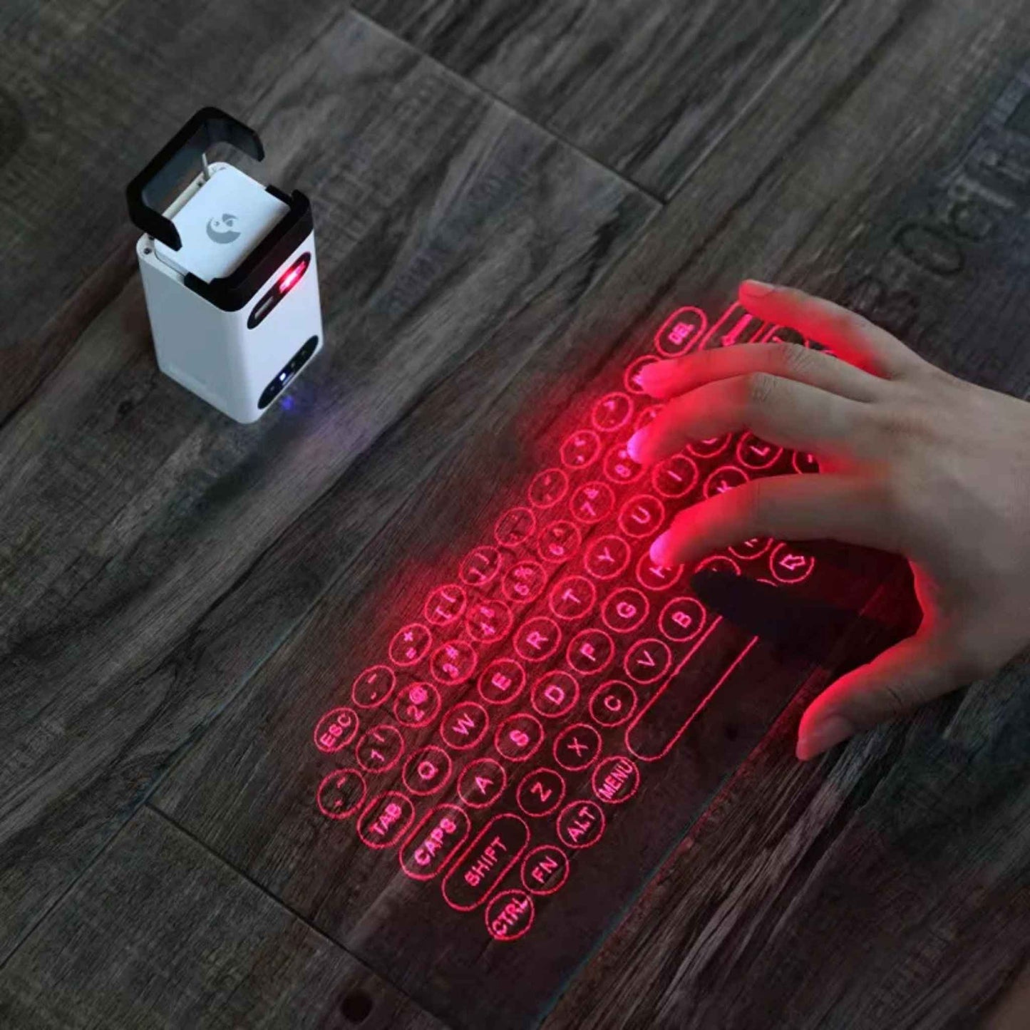 Mini Wireless Laser Projection Keyboard – Bluetooth Virtual Keyboard & Touchpad for iPhone, Android, Tablet & Laptop