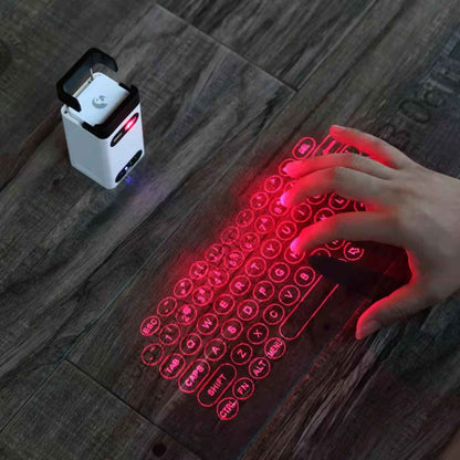 Mini Wireless Laser Projection Keyboard – Bluetooth Virtual Keyboard & Touchpad for iPhone, Android, Tablet & Laptop