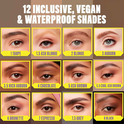 NYX Professional Makeup Micro Brow Pencil – Ultra Slim Eyebrow Pencil for Natural-Looking Brows (Taupe)