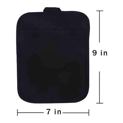 Heat Resistant Cotton Pot Holders for Kitchen – 3-Pack Pocket Oven Mitt Hot Pads for Counter & Stove Use