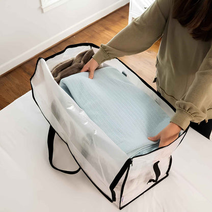 Oversized Moving Bags 6 Pack – Heavy Duty Storage Bags with Backpack Straps for Moving, Storage & Dorms