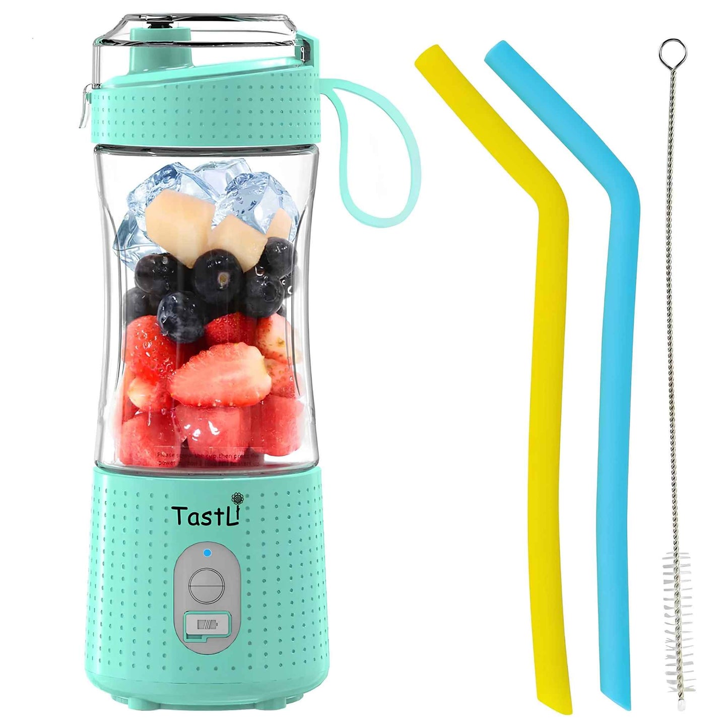 Portable Personal Blender for Smoothies & Shakes – USB Rechargeable Mini Blender with 6 Blades, 13oz