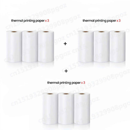 Portable Mini Printer – Bluetooth Thermal Sticker & Label Printer for iPhone & Android