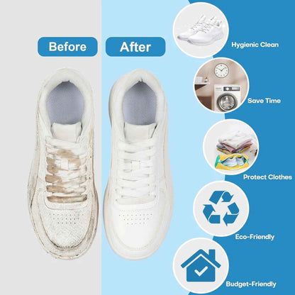 Shoe Washing Machine Bag – 2 Pack Sneaker Laundry Shoe Cleaner Bags for Washer & Dryer