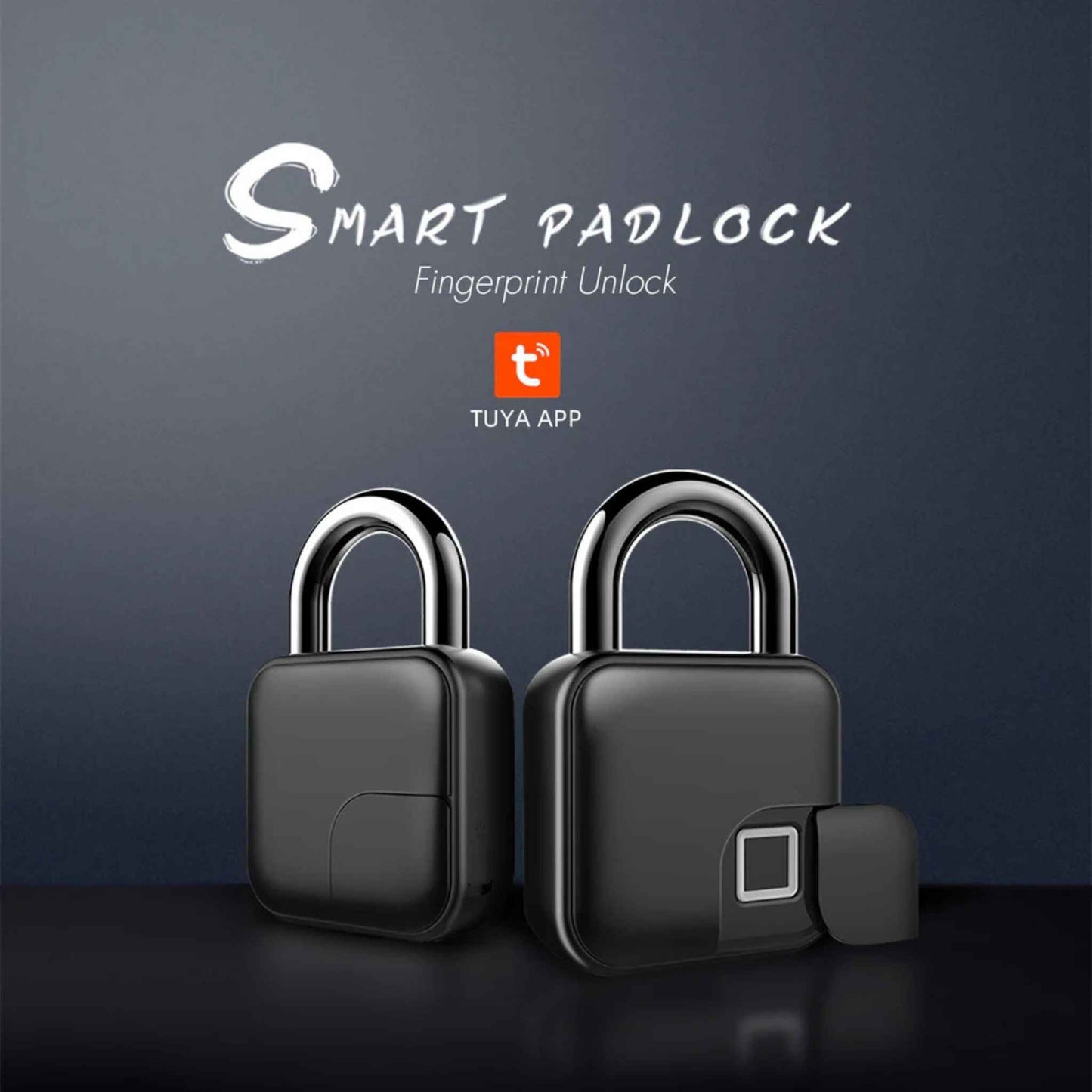 Smart Fingerprint Padlock with Bluetooth – Keyless Anti-Theft Lock for Gym, Locker, Luggage & Dorm